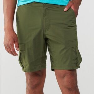 NWT REI Sahara Cargo Shorts - Men's - Shaded Olive Green